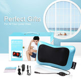 MoCuishle Shiatsu Neck Back Massager Pillow with Heat, Deep Tissue Kneading Massage for Back, Neck, Shoulder, Leg, Foot, Gift for Men Women Mom Dad, Stress Relax at Home Office and Car