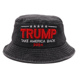 Trump 2024 MAGA Bucket Hats for Men Women,Donald Trump Bucket Hat Make America Great Again Baseball Caps 3D Embroidery MAGA Trump Hat