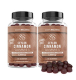 ESSNTLWELLNESS Ceylon Cinnamon Sugar Free Gummies, (120ct 2,000mg/Serving) Joint Support, Antioxidant, Delicious Sugar Free Apple Pie Gummies, Vegan and Gluten Free