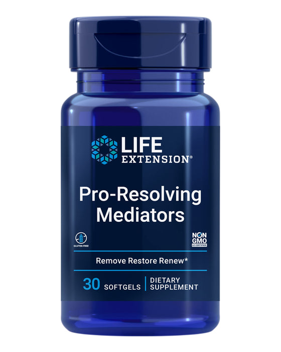 Life Extension Pro-Resolving Mediators - Inflammation Management and Joint Health Supplement -Whole Body Health Support - From Marin Oil PRMs SPMs - Gluten-Free, Non-GMO, 30 Softgels