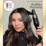 ELLA BELLA® Automatic Rotating Curling Iron • Auto Hair Curlers • Easy to Use • Digital Display to Accurately Control Temperature • Transform Your Look in Seconds • for Medium to Long Hair Lengths