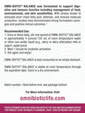 OMNi BiOTiC Balance Probiotic Immune Support - Bifidobacterium & Lactobacillus - Hypoallergenic - Immune Booster Supplement for Men and Women - Non-GMO (28 Daily Packets)