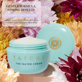 TATCHA The Water Cream | Cream Moisturizer for Face, Optimal Hydration For Pure Poreless Skin | Travel Size | 10 ml / 0.34 oz