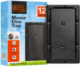 BLACK+DECKER Glue Traps for Mouse and Insect Glue Traps, Strong Sticky Mice Traps Indoor for Home (36 Pack)