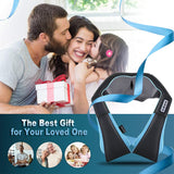 MoCuishle Neck Massager with Heat, Shiatsu Back Shoulder Massager, Gifts for Women, Men, Mom, Dad, Her and Him, Electric Deep Kneading Massager for Neck Pain, Muscle Relief