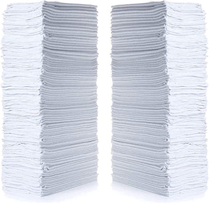 Simpli-Magic 79100 Shop Towels, 14"x12", Basic White, 50 Count