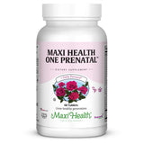 Maxi Health One Prenatal - Womens Prenatal Vitamins with Iron - Enhanced Absorption & Bioavailability - Daily Multivitamin for Women - Multi Vitamin & Mineral Supplement for Adults - 60 Capsules