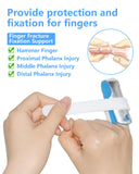 TAROYQASUL Kids Finger Splint, 6 Pcs finger splints for broken finger pinky Support kids finger splint small Braces Arthritis Knuckle Care
