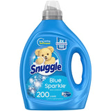 Snuggle Blue Sparkle Liquid Fabric Softener, 2X Concentrated, 200 Loads, 80 Fl Oz