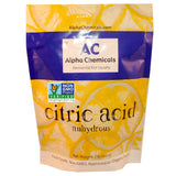 Alpha Chemicals Non-GMO Project Verified Citric Acid - 2 Pounds - Organic, 100% Pure