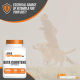 BulkSupplements.com Beta Carotene 25000 IU Softgels - Vitamin A Supplement, Beta Carotene Supplements, Beta Carotene Pills - Gluten Free, 1 Beta Carotene Softgel per Serving, 365 Softgels