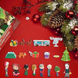 2024 New 24 Day Christmas Vacation Advent Calendar, National Lampoon’s Christmas Vacation Advent Calendar, Christmas Vacation Figures and Accessories Christmas Countdown Calendar Gifts (3Pcs)