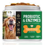 Probiotic for Dogs, Probiotic Chews for Dogs with Digestive Enzymes, Dog Probiotics for Yeast, Itchy Skin and Itchy Ears, Freshen Breath, Support Bowel, Immune, Digestive Health