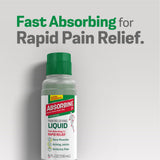 Absorbine Jr. Maximum Strength Pain Relieving Liquid, 4% Menthol Liquid Pain Reliever, Pain Relief for Joint, Arthritis, Nerve Pain and Muscle Soreness, Easy & No Mess Application, 4 Oz