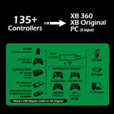 Brook Wingman XB 2 Converter - Wireless Controller Adapter for XB Retro Consoles and PC, Supports Remap and Adjustable Turbo