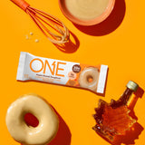 ONE Protein Bars, NEW Recipe Maple Glazed Doughnut, Gluten Free Protein Bars with 20g Protein and 1g Sugar, Pantry Staples, 2.12 oz (12 Count)