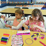 IQKidz Friendship Bracelet Making Kit - Make Bracelets Craft Toys for Girls Age 8-12 yrs, Cool Birthday Gifts for 6 7 9 10 11 Years Old Kids, Christmas Gift Set