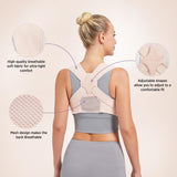 VICORRECT Posture Corrector for Women - Upper Back Brace Adjustable & Breathable for Posture Correction: Neck Shoulder & Upper Back Pain Relief (Small)