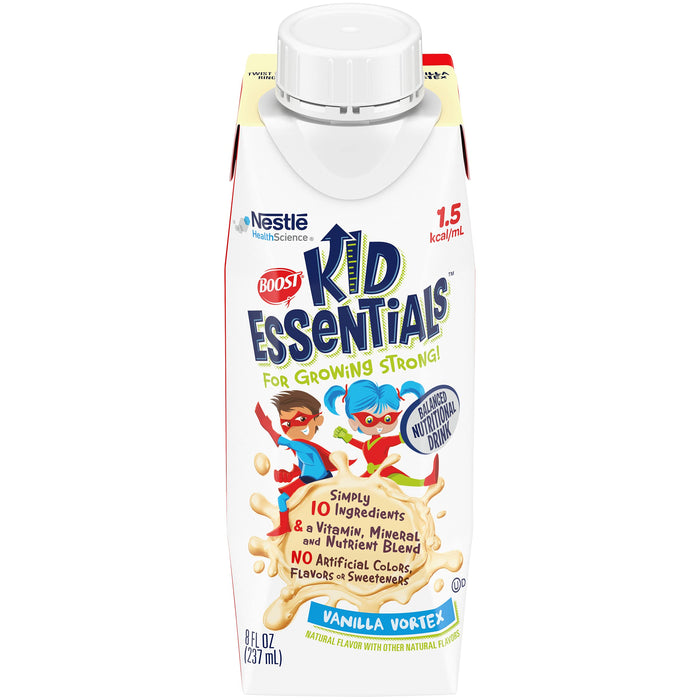 BOOST KID ESSENTIALS 1.5, Vanilla Vortex 24 x 8 fl oz carton