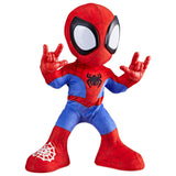 Spidey and his Amazing Friends Marvel Dance 'N Crawl Spidey, Interactive Plush Toy with 20 Phrases & Sounds, 2 Songs, Super Hero Toys for Kids 3 & Up