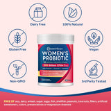 Doctor's Recipes Probiotics for Women, 200B CFUs 36 Strains, with Prebiotics, Enzymes & Cranberry, Vaginal Urinary Digestive & Immune, Shelf Stable, 30 Caps