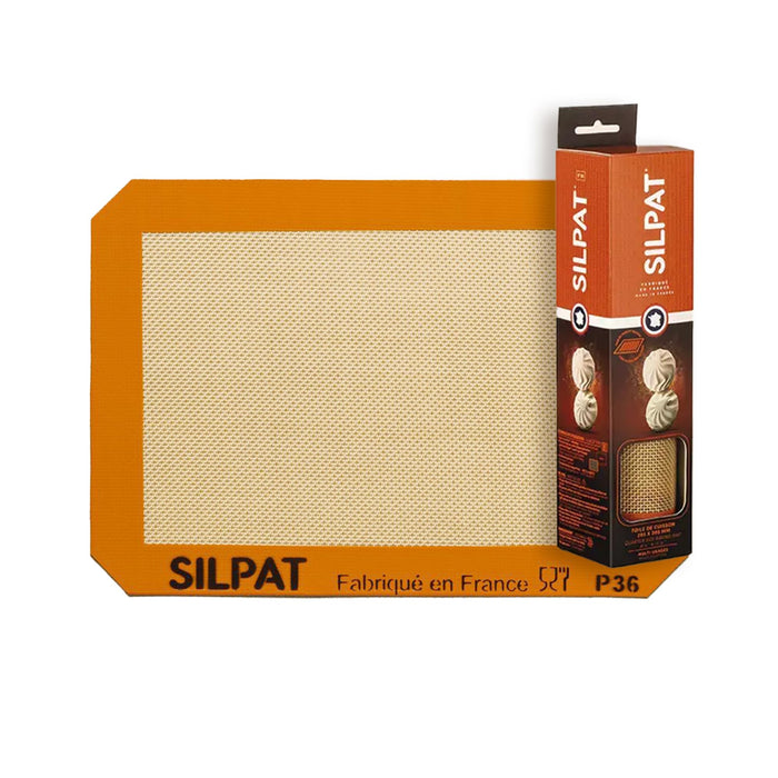 Silpat Premium Non-Stick Silicone Baking Mat, Petite Jelly Roll Size, 8-1/4 x 11-3/4, AE295205-01,Orange