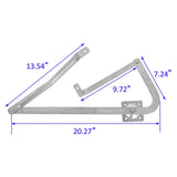 ECOTRIC 55-2 Replacement Attic Ladder Hinge Arms Compatible with 2010-UP Werner Mk 5, WU2210, W2208, W2210 Thick Zinc Attic Ladders Spreader- Pair