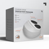 Sharper Image Shiatsu Foot Massager Rolling Massage with Air Compression, Relax Tired & Sore Toes with Heat Therapy, Adjustable Massage Levels, Fits up to Men’s 12/Women’s 14, Holiday Gift