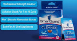 SmartGuard Premium Cleaner Crystals –(110 Cleanings)- Removes Stain, Plaque & Bad Odor from Dentures, Clear Braces, Mouth Guard, Night Guard & Retainers.