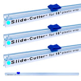 3418, Slide Cutter, Replacements, for 18” Foodservice Plastic Wrap Film - 3 Pack