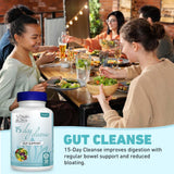 15 Day Cleanse, 15 Day Gut Cleanse Bowel Dissolving Capsules, Help Gut Cleanse&Colon Cleanse,Focus On Gut Health for Women and Men,30 Count (Pack of 2)