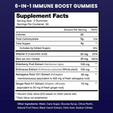 Immune Support Gummies | Powerful Blend of Elderberry, Vitamin C, Zinc, Echinacea, Astragalus Root & Ginger | Immune Boosters for Adults & Kids Supplement | Vegan & Non-GMO | Cherry | 60 Ct (2 Pack)