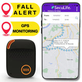 SecuLife SecuLife SOS GPS Tracker - Life Saving SOS Button Assistive Speakerphone Real-Time GPS Tracking Device – 4G LTE Medical Alert for Senior Citizens – Dementia, Alzheimer's, Special Needs