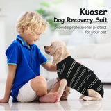 Kuoser Recovery Suit for Dogs, Spay Recovery Femle Dog Onesie Male Neuter Suit, Anti Licking Dog Surgical Suit Soft Dog Body Suits After Surgery for Small Medium Large Dogs,Substitute E-Collar & Cone