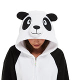 MAJ&COS Onesie Panda Animal Costume Adult Pajamas Cosplay Halloween Unisex Onesies Women Men