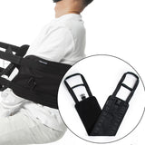 Nutscapt Transfer Sling Transfer Belts Senior Home Care, Body Mobility Aid for Patients,Seniors Disabled, Elderly, Injured (Black, 35in*9.5in)