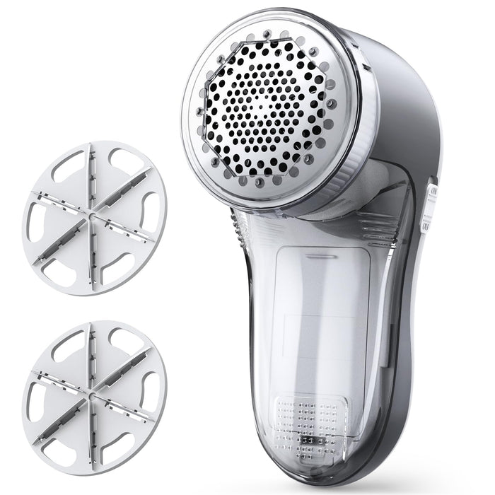 POPCHOSE Fabric Shaver, Lint Remover for Clothes, Battery Operated Lint Shaver with 6-Leaf Blades, Sweater Shavers to Remove Pilling for Clothing, Couch, Furniture, Fuzz, Lint Ball, Pillings