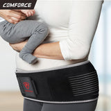 COMFORCE Sacroiliac Hip Belt with Ice Pack, Dual Adjustable and Compression Trochanter Lower Back Support Brace, Sciatic Nerve Support Belt for Sciatica Pain, Pelvis, Joint, Waist, Lumbar Relief