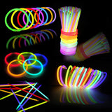 JOYIN Glow Sticks Bulk 1000 8" Glowsticks ; Glow Stick Bracelets; Glow Necklaces; Glow in The Dark, July 4th, Christmas, Halloween Party Supplies Pack, Football Party Supplies