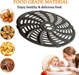 CyHiThai 5QT Air Fryer Crisper Plate for Gourmia GAF556 GAF536 GAF566 Air Fryers, Upgraded Air Fryer Rack, Air Fryer Grill Pan Plate Insert Grate Shelf Grid for Gourmia 5QT Air Fryer, Dishwasher Safe