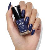 LONDONTOWN Indigo Blue Glossy Nail Polish, Midnight Kiss lakur, Vegan Chip-Resistant Long-Lasting Nail Lacquer, 40 fl oz