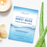 Ebanel 40 Pack Collagen Peptide Hydrating Face Masks, Instant Brightening Firming Anti Aging Face Sheet Masks, Moisturizing Spa Face Masks Skincare with Hyaluronic Acid, Vitamin C, Chamomile, Aloe