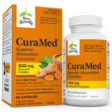 Terry Naturally CuraMed 500 mg Curcumin Complex - 60 Capsules - Superior Absorption BCM-95 - Non-GMO, Vegan, Kosher, Gluten Free - 60 Servings