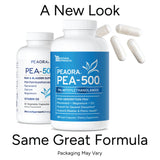 PEAORA PEA-500 - Support for Bladder, & Pelvic Discomfort | For Women & Men | Made in the USA | High-Absorption Palmitoylethanolamide & Resveratrol