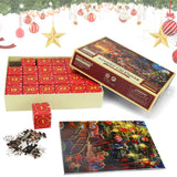 Puzzle Advent Calendar, 2023 Jigsaw Puzzle 1008 Pcs 24 Days Countdown Calendar,Santa's Surprise,Family Game Puzzle,Christmas Gift Idea for Adult, Kids