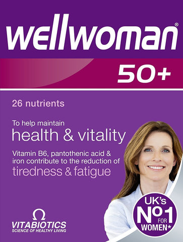 4 Units (Bulk Pack) Vitabiotics Wellwoman 50+ 30 Tablets