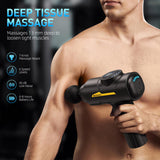 SORUDEL Massage Gun,Massage Gun Deep Tissue for Pain Relief with 7 Massage Heads & 6 Speeds and Carrying Case (Black)