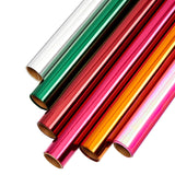 Bright Creations 6 Roll Cellophane Wrap - 6 Color Transparent Colored Wrapping Paper for Gift Baskets, Treats, Crafts (17 Inch x 10 Feet)