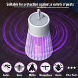 Bug Zapper Indoor/Outdoor,Rechargeable Mosquito Trap and Fly Killer Portable with USB,UV Attraction and Security Grid, Pest Attractant Lamp to Remove Insects, Mosquitoes, Files, Bugs, Gnats, Moths