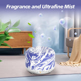 YIKUBEE Diffuser, 500ML Essential Oil Diffuser, Humidifiers for Bedroom Baby, Diffusers for Home, Aromatherapy Diffuser, Humidifier with Remote Control, Diffusers for Essential Oils